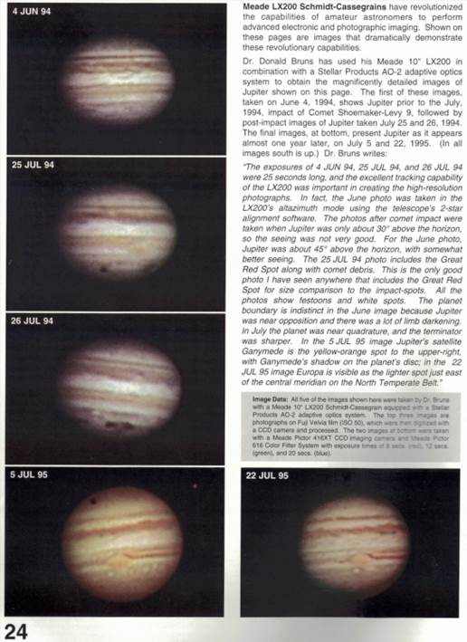 Jupiter Meade Catalog 1997