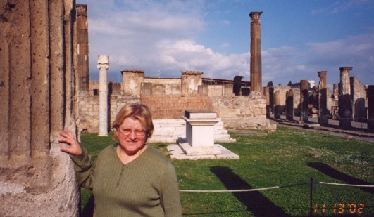 Carol at Pompei