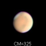 Mars obscured by dust storm